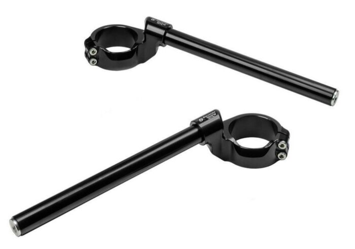 Aluminium clip-ons Diameter 55 mm Raised