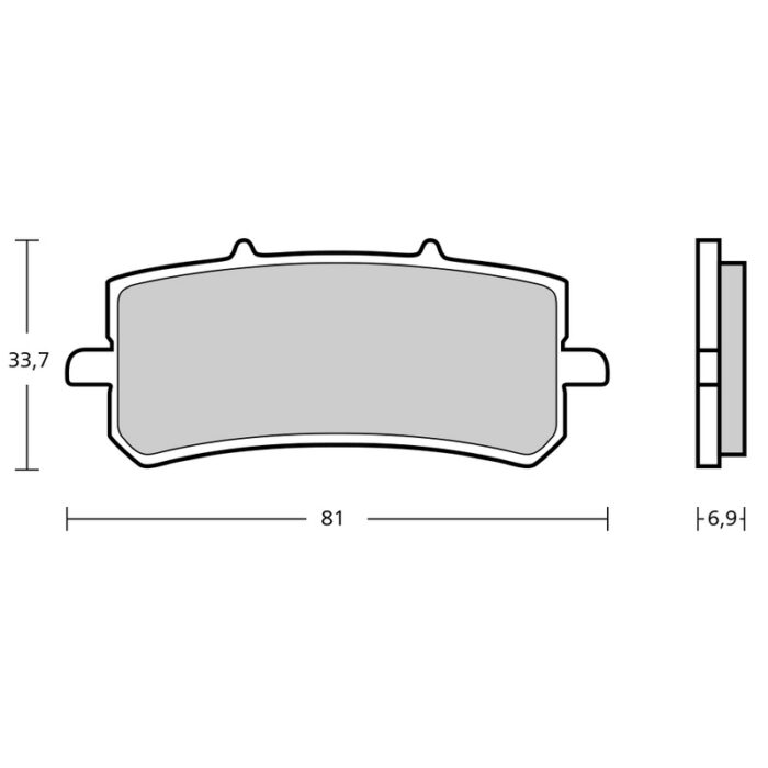 Brembo Z04-107A48684 remblokken GP4-MINI