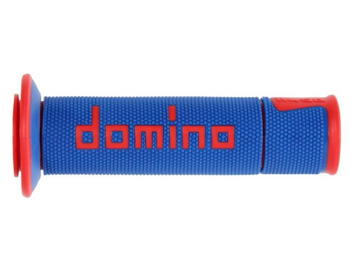 Domino A450 handvatten blauw-rood Domino A450 handvatten blauw-rood, hoofdkleur eerst.