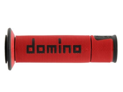 Domino A450 handvatten rood-zwart, hoofdkleur eerst.