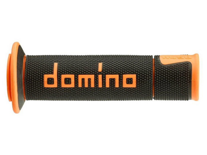 Domino A450 handvatten zwart-oranje Domino A450 handvatten zwart-oranje, hoofdkleur eerst.