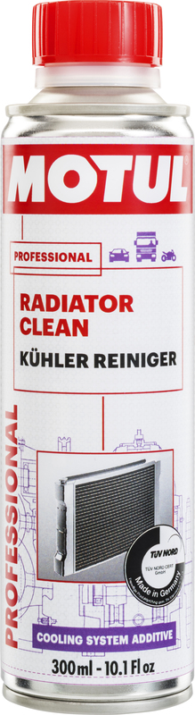 Motul radiateurreiniger 300 ml Motul Radiator Clean radiateurreiniger in een verpakking van 300 ml.
