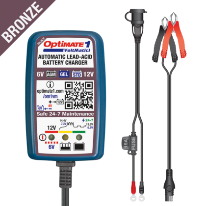 OptiMate 1 VoltMatic - 6V/12V / 0,6A