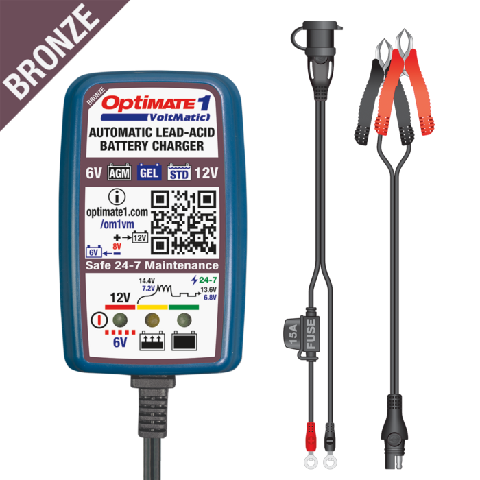 OptiMate 1 VoltMatic - 6V/12V / 0,6A