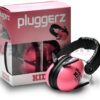 Roze Pluggerz Uni-Fit gehoorkap voor kinderen.