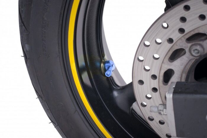 Puig haakse ventielen 11 mm Blauw