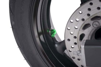 Puig haakse ventielen 11 mm Groen