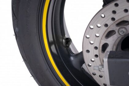 Puig haakse ventielen 11 mm Zwart