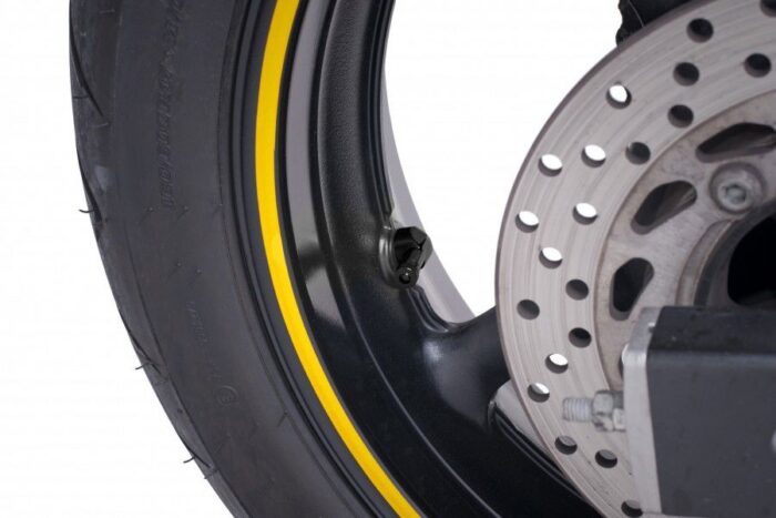 Puig haakse ventielen 11 mm Zwart