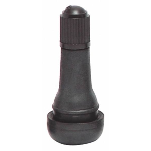 Rubberventiel TR413 per stuk Zwart TR413-rubberventiel met ventieldop, per stuk