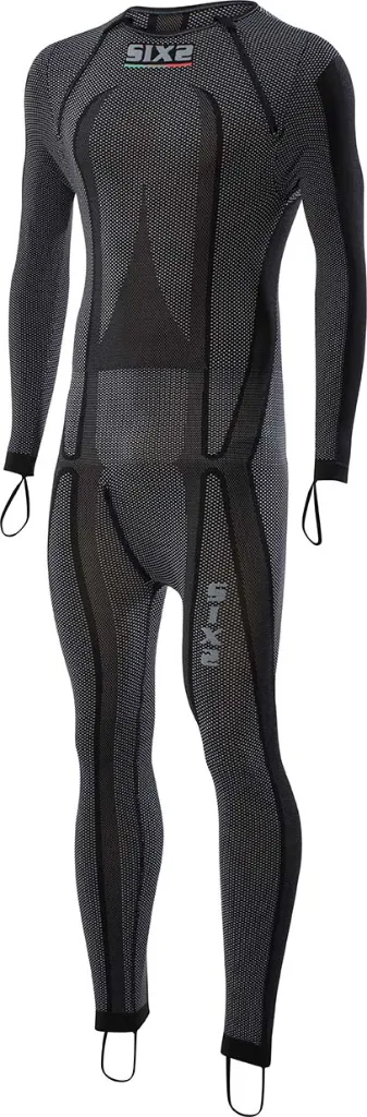 Zwart SIXS STX R V2 motoronderpak, vooraanzicht.