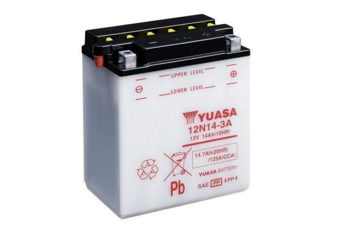 Yuasa 12N14-3A batterij