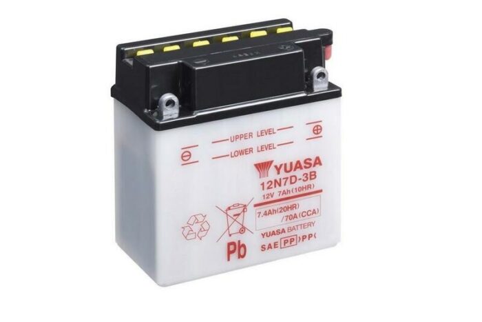 Yuasa 12N7D-3B batterij 1080793 Yuasa 12N7D-3B batterij