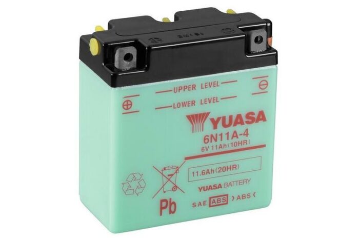 Yuasa 6N11A-4 batterij 1080758 Yuasa 6N11A-4 batterij