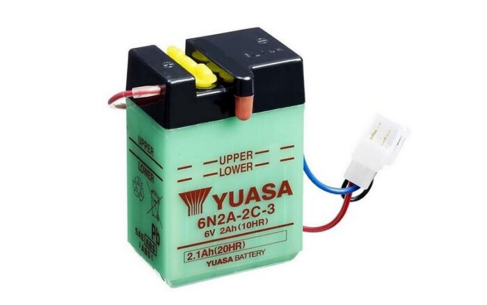 Yuasa 6N2A-2C-3 batterij 1080762 Yuasa 6N2A-2C-3 batterij