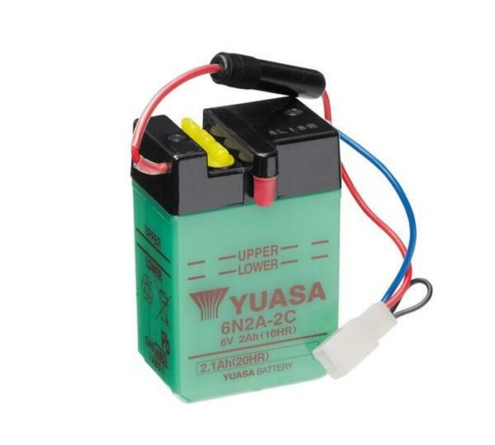 Yuasa 6N2A-2C batterij 1080761 Yuasa 6N2A-2C batterij