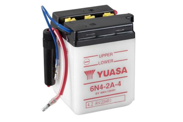 Yuasa 6N4-2A-4 batterij 1080763 Yuasa 6N4-2A-4 batterij