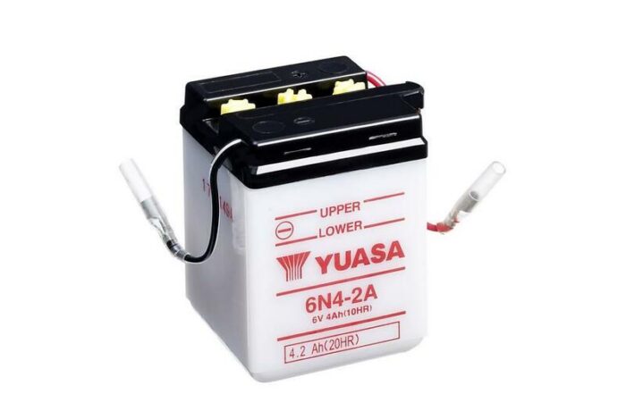Yuasa 6N4-2A batterij 1080796 Yuasa 6N4-2A batterij