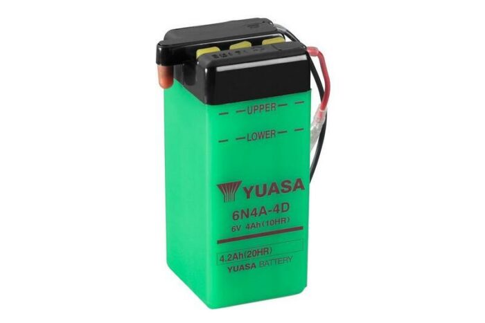 Yuasa 6N4A-4D batterij 1080798 Yuasa 6N4A-4D batterij