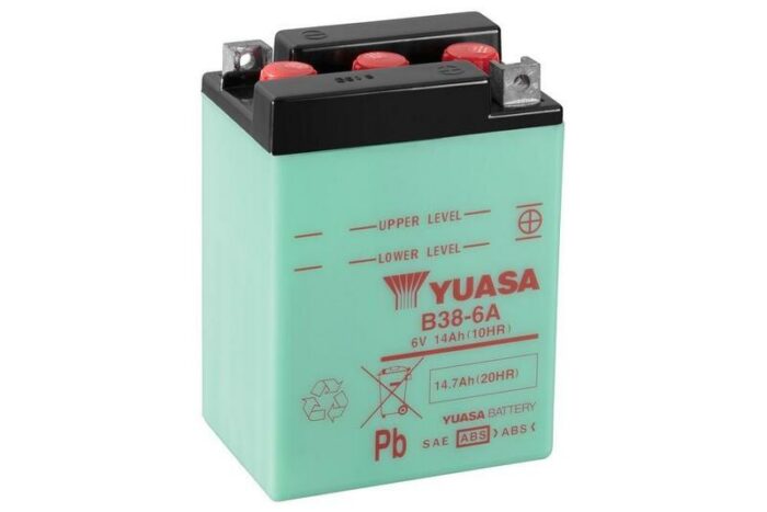 Yuasa B38-6A batterij 1080766 Yuasa B38-6A batterij
