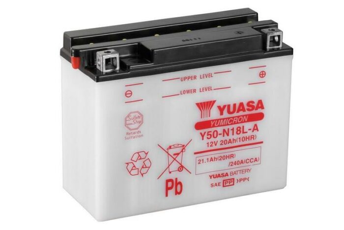 Yuasa Y50-N18L-A batterij 1080810 Yuasa Y50-N18L-A batterij