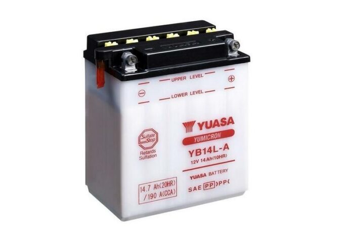 Yuasa YB14L-A batterij 1080823 Yuasa YB14L-A batterij