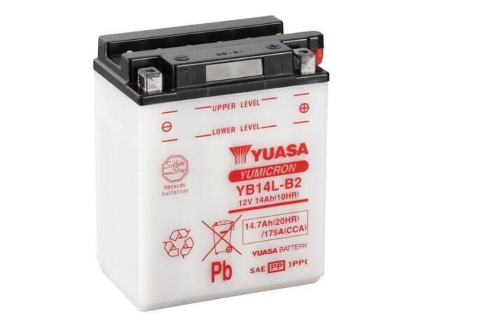 Yuasa YB14L-B2 batterij 1080825 Yuasa YB14L-B2 batterij