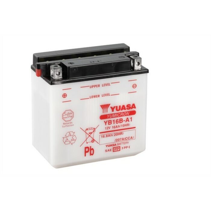 Yuasa YB16B-A1 batterij 1080829 Yuasa YB16BA-1 batterij