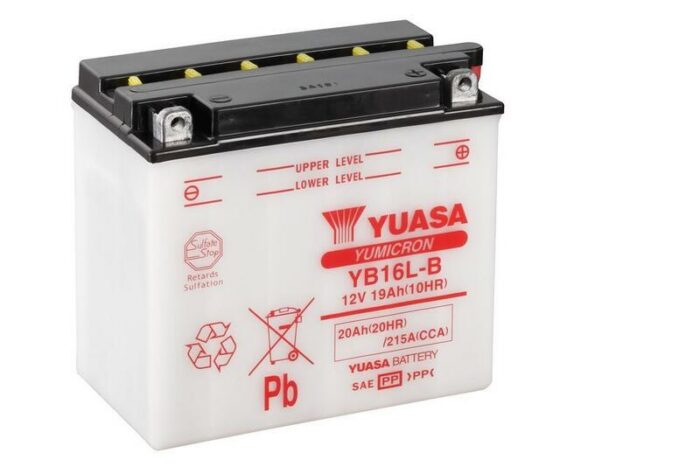 Yuasa YB16L-B batterij 1080832 Yuasa YB16L-B batterij