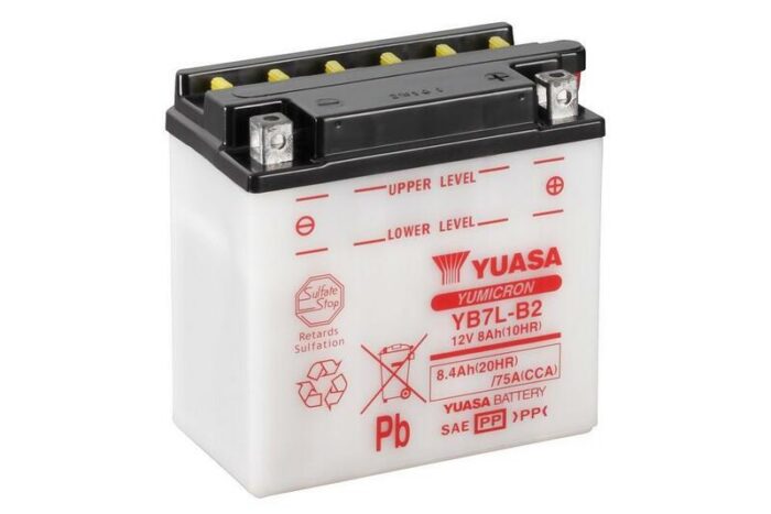 Yuasa YB7L-B2 batterij