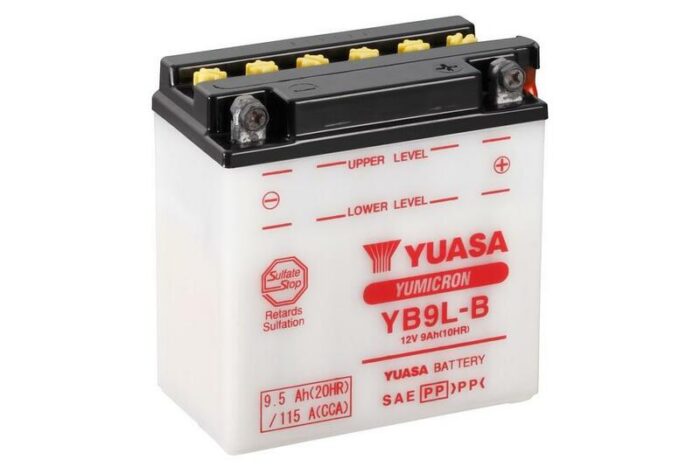 Yuasa YB9L-B batterij 1080780 Yuasa YB9L-B batterij