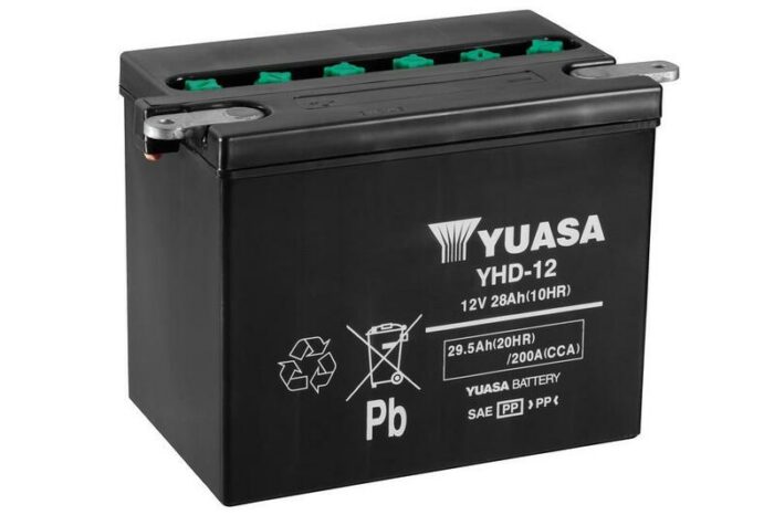 Yuasa YHD-12 batterij 1080843 Yuasa YHD-12 batterij