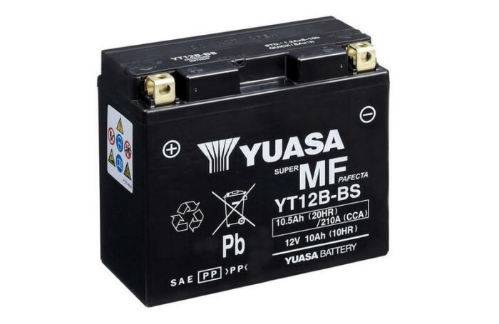 Yuasa YT12B-BS batterij 1080846 Yuasa YT12B-BS batterij