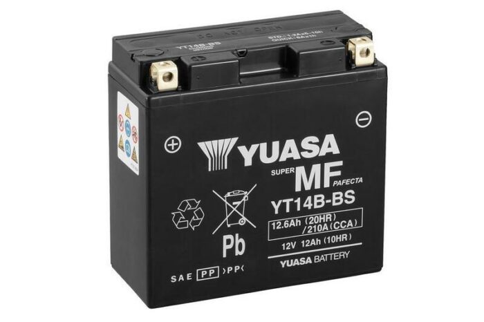 Yuasa YT14B-BS batterij 1080847 Yuasa YT14B-BS batterij