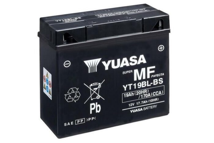 Yuasa YT19BL-BS batterij 1080848 Yuasa YT19BL-BS batterij