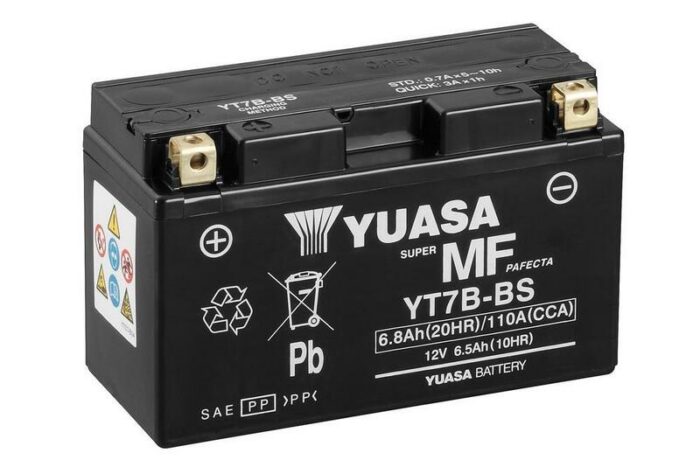 Yuasa YT7B-BS batterij 1080850 Yuasa YT7B-BS batterij