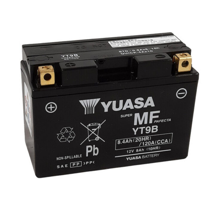 Yuasa YT9B batterij