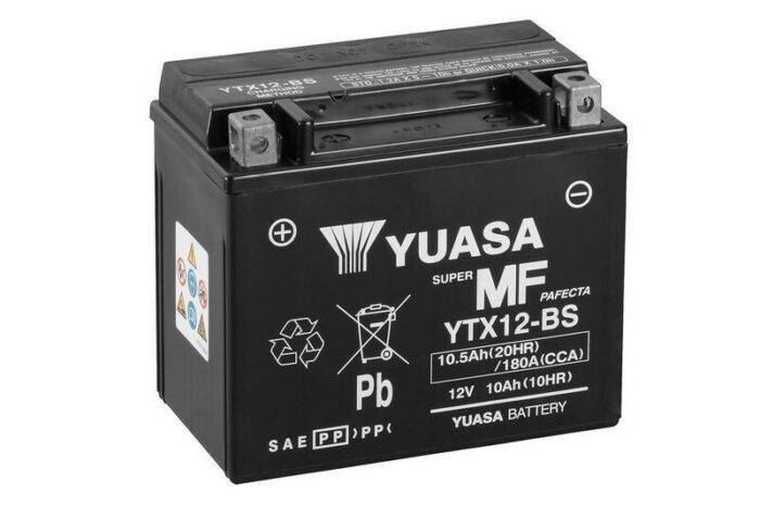 Yuasa YTX12-BS batterij