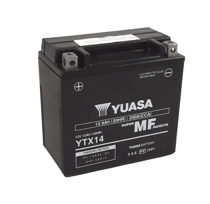 Yuasa YTX14 FA batterij