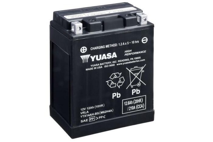 Yuasa YTX14AH-BS batterij 1080853 Yuasa YTX14AH-BS batterij