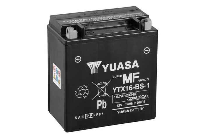 Yuasa YTX16-BS-1 batterij 1080754 Yuasa YTX16-BS-1 batterij