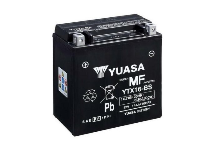 Yuasa YTX16-BS batterij 1080858 Yuasa YTX16-BS batterij