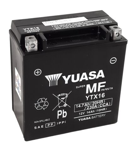 Yuasa YTX16 FA batterij