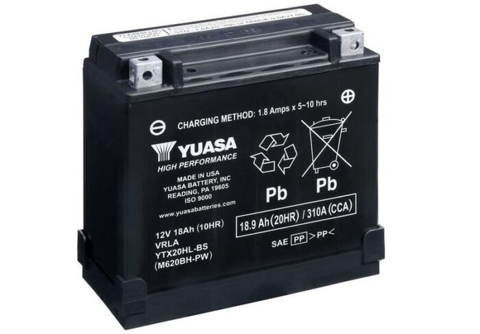 Yuasa YTX20HL-PW batterij 1080755 Yuasa YTX20HL-BS-PW batterij