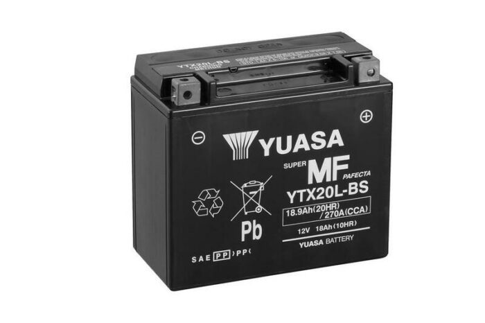 Yuasa YTX20L-BS batterij 1080863 Yuasa YTX20L-BS batterij
