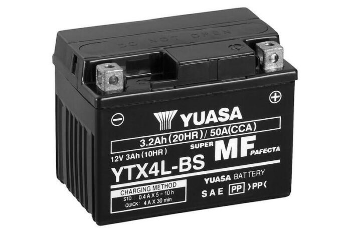 Yuasa YTX4L-BS batterij 1080865 Yuasa YTX4L-BS batterij