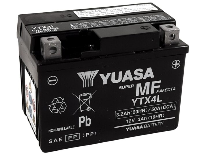 Yuasa YTX4L FA batterij