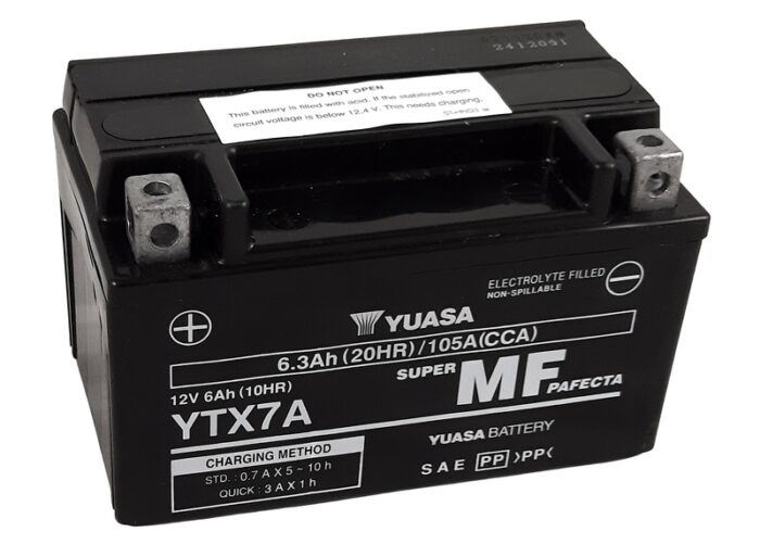 Yuasa YTX7A FA batterij