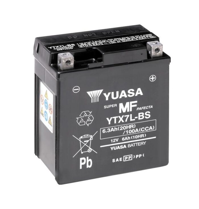 Yuasa YTX7L-BS batterij 1080868 Yuasa YTX7L-BS batterij