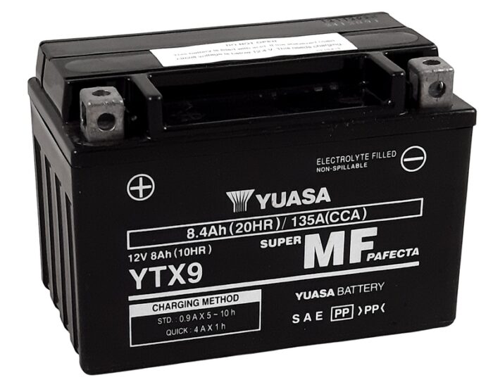 Yuasa YTX9 FA batterij